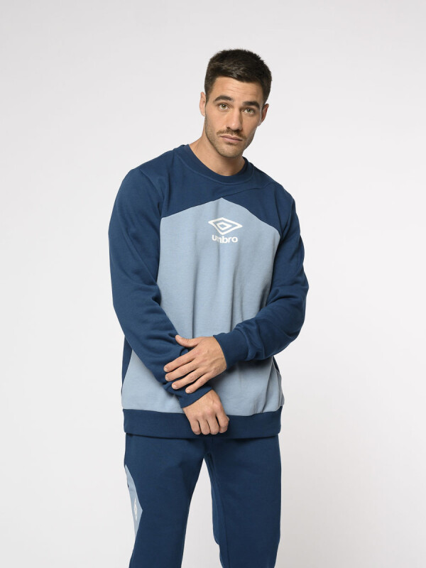 Buzo Crew Neck Umbro Hombre Azu