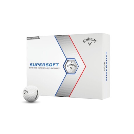 PELOTAS CALLAWAY SUPERSOFT BLANCAS - CAJA X12