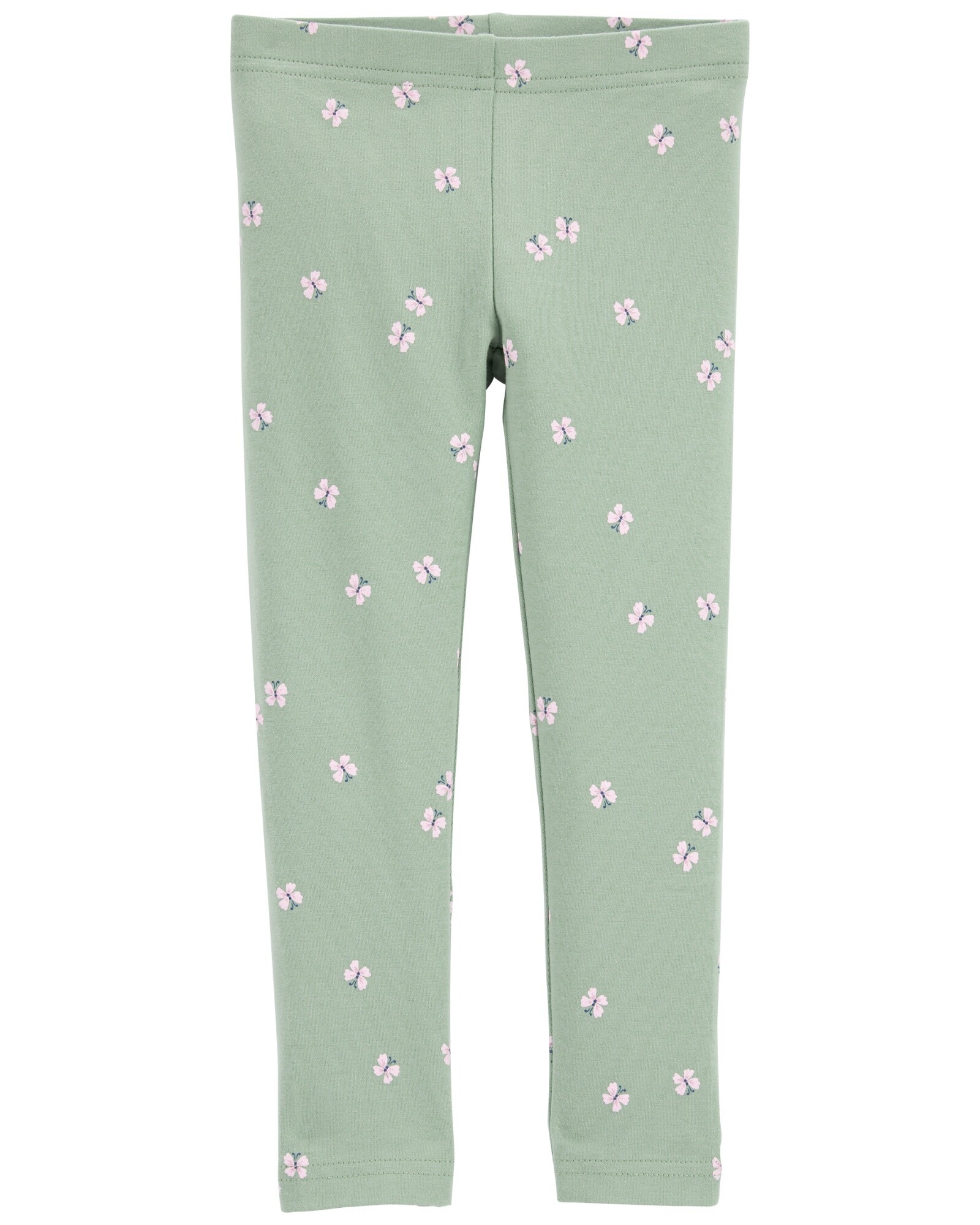 Calza de algodón diseño mariposas Sin color