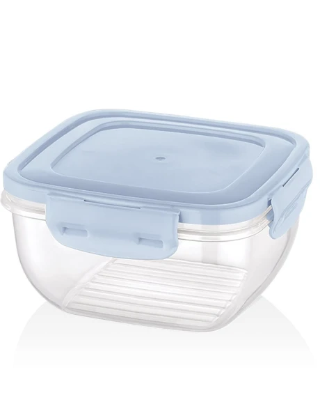 RECIPIENTE CUADRADO 1500ML "COOK&LOCK" SURTIDO EN 3 COLORES CELETE, GRIS , ROSA 17x17x8.5cms RECIPIENTE CUADRADO 1500ML "COOK&LOCK" SURTIDO EN 3 COLORES CELETE, GRIS , ROSA 17x17x8.5cms