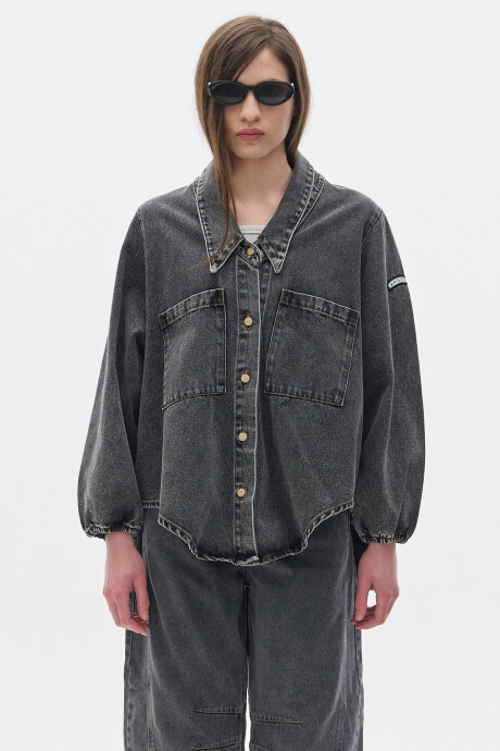 Camisa Cisne Denim Soft Stone