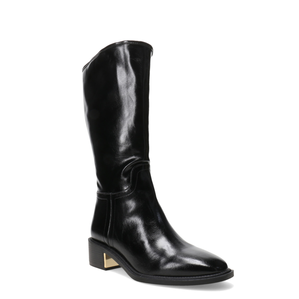 Bota JUSTY en punta bucanera MissCarol - Black 