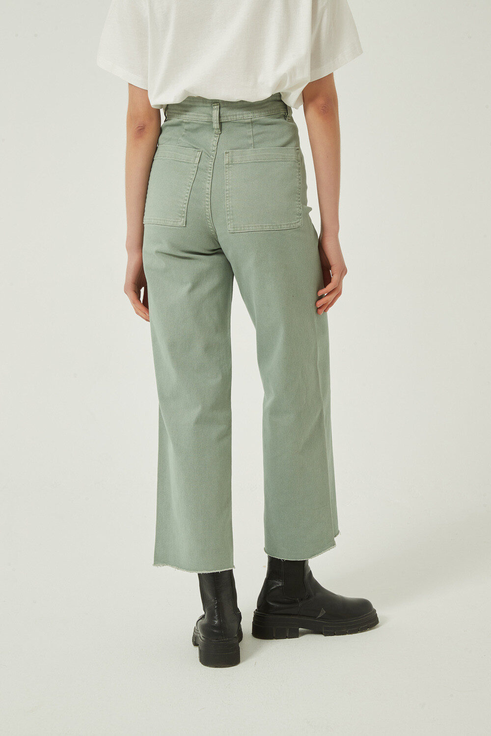 Pantalon Cobdar Verde Grisaceo