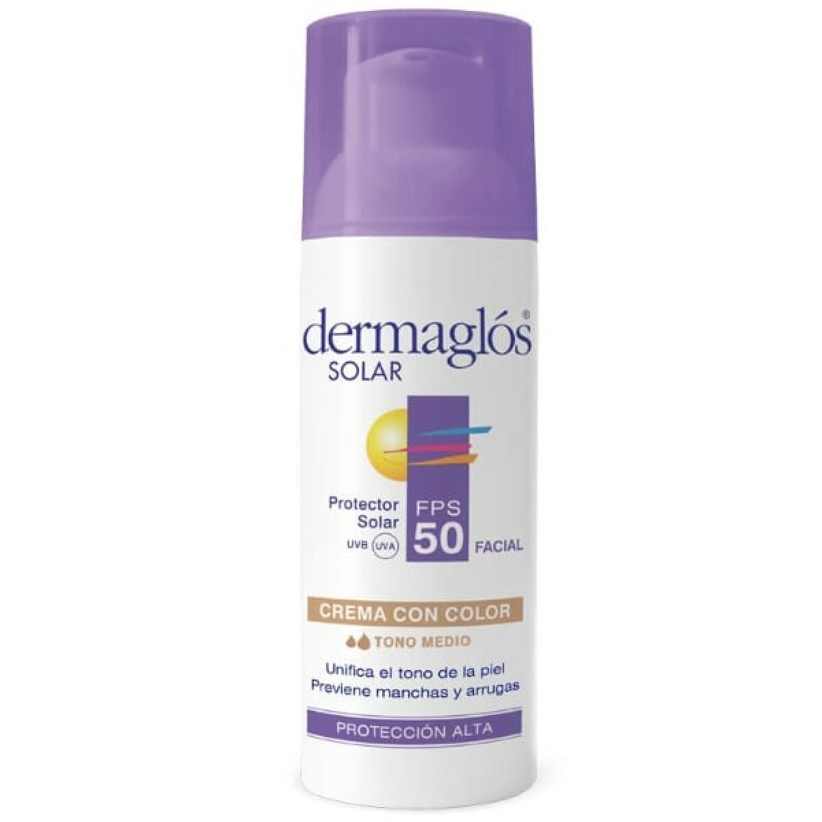 Dermag Solar F50 T/Media 50 Ml ¿ Bloqueador Solar Tonalizado 