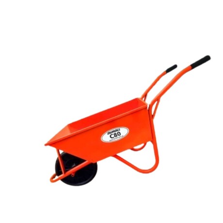 CARRETILLA CALIBRADA 80 LT REF DUROLL RUEDA MACIZA N/a