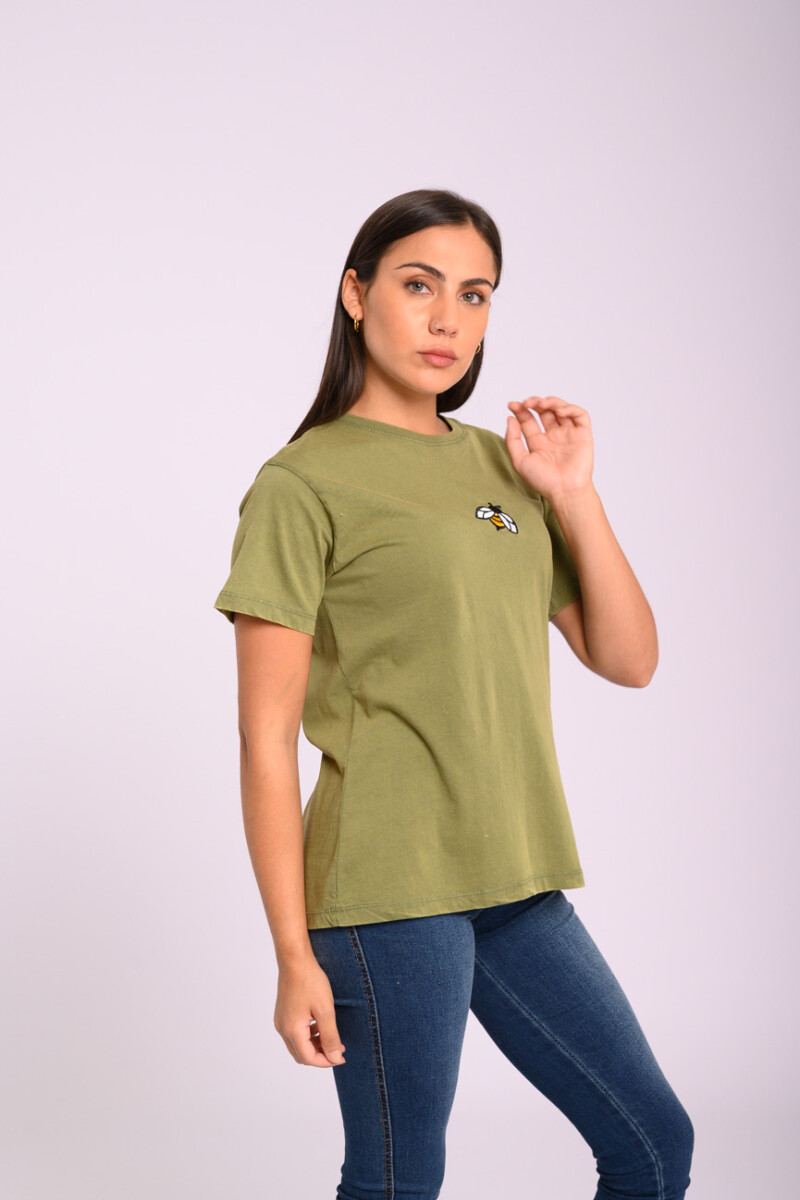 Remera manga corta Verde