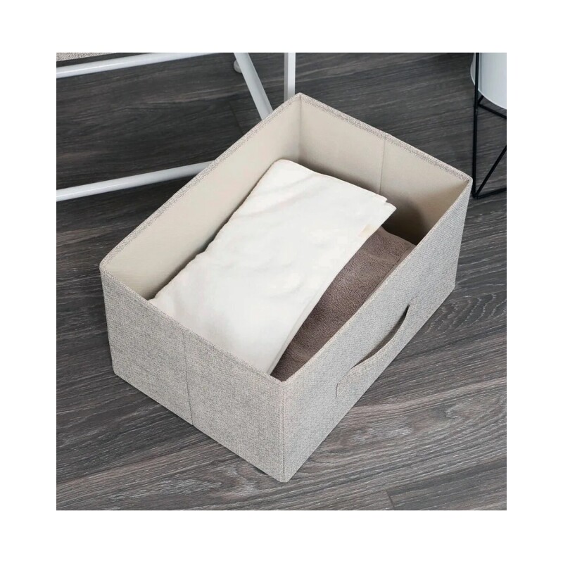 Mueble organizador con 5 cestos en tela Selecta Mueble organizador con 5 cestos en tela Selecta