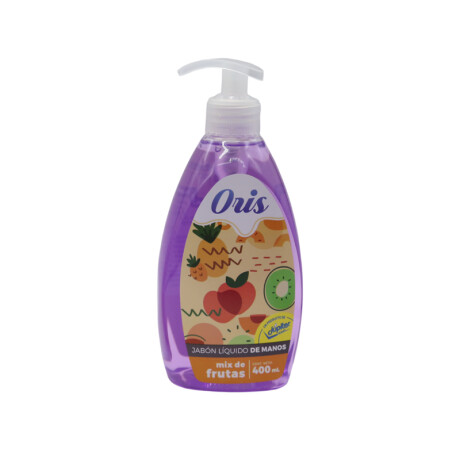 Jabón Liquido para manos ORIS 400ml Frasco con Dispensador Mix de Frutas