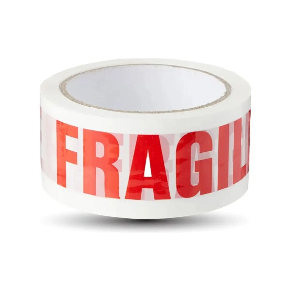 CINTA EMBALAR BLANCA "FRAGIL" 48MMX90M Cinta Embalar Blanca "fragil" 48mmx90m