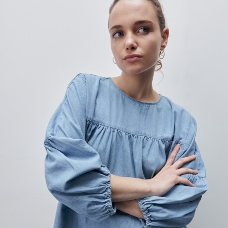 BLUSA RODY Celeste