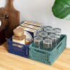 Caja de almacenamiento plegable mediano azul