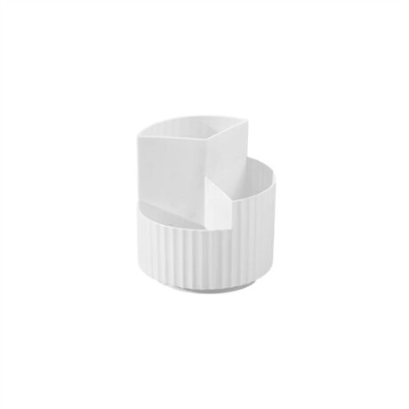 Organizador para útiles giratorio Blanco