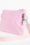 Bandolera básica doble cierre rosa