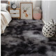 Alfombra Tapete Shaggy Peluda 150 X 200cm Pelo Alto Gris Oscuro