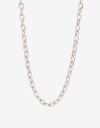 Collares Cortos Metal Collar De Acero Men´s Collection - Plateado