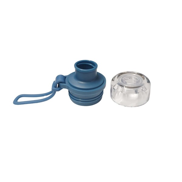 Botella camping 640ml azul