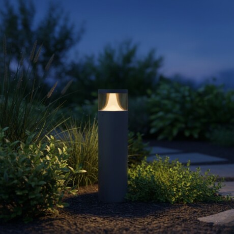 BOLARDO KANE 60 CM Luminaria Bolardo Exterior 9W Kane 60cm Gris Grafito