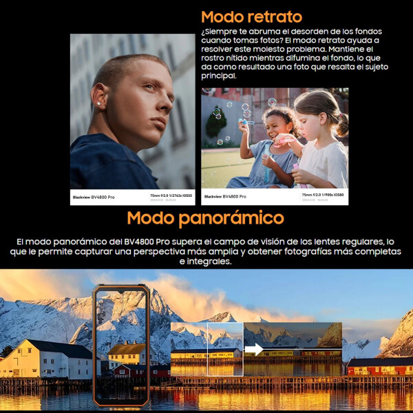 Blackview Bv4800 Pro Nfc 12 Gb Ram 128 Gb 4g CEL BLACKVIEW BV4800 PRO 4/128 4G NEGRO