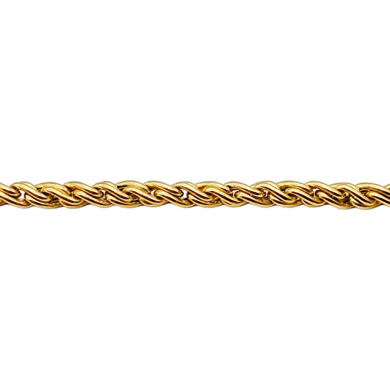 Pulsera Bizantina-Oro bajo-Sin Piedra-PU8084 sinpiedra