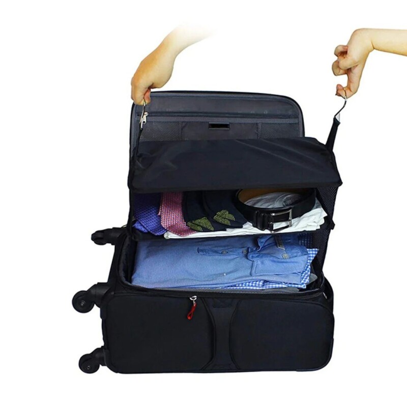 Organizador Ropa Colgante Estante Valija Viaje Ropero Organizador Ropa Colgante Estante Valija Viaje Ropero