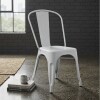 Silla Tolix Lumax Opaca De Metal Para Comedor Y Cocina Diseño Retro Clásico Versátil Metal