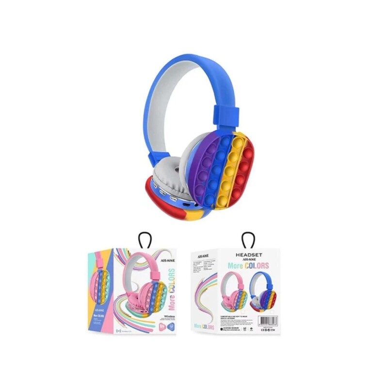Auriculares INALAMBRICOS BLUETOOTH VINCHA POPIT AH806E Auriculares INALAMBRICOS BLUETOOTH VINCHA POPIT AH806E