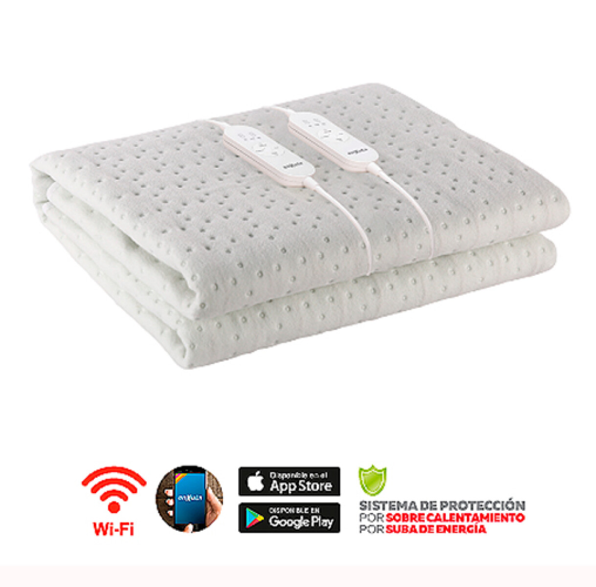 CALIENTACAMA ENXUTA 2PL SMART CCENX20S Polyester - Sin color 