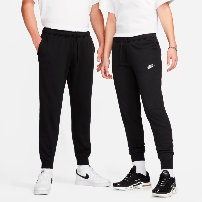Pantalón Largo Nike Club Fleece Alto-Rise de Mujer Negro