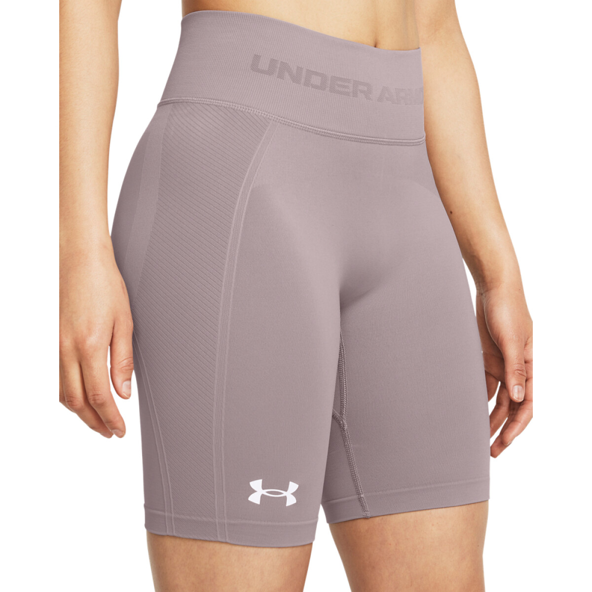 UA Vanish Seamless Short-GRY - BLK-001 