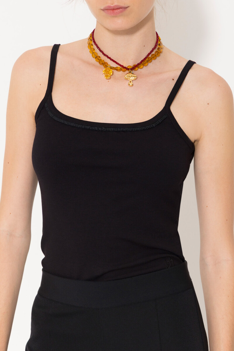 MUSCULOSA MANU Negro