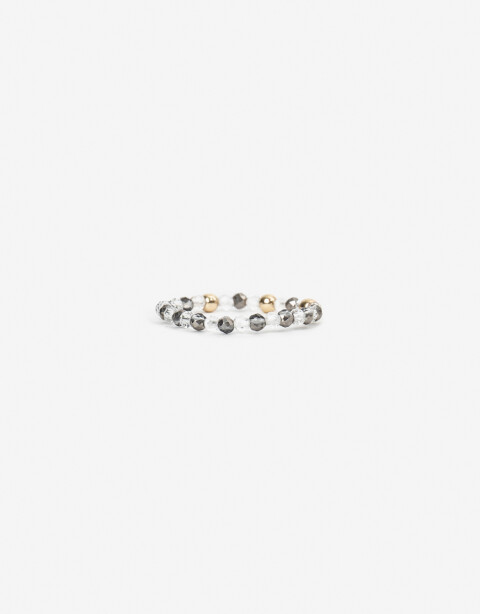 Anillos Chicos Folk Anillo Chico Boho Beads - Plateado Antique Silver