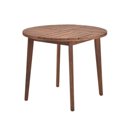Mesa de Patio Madera de Teca - Caraíva 90cm Mesa de Patio Madera de Teca - Caraíva 90cm