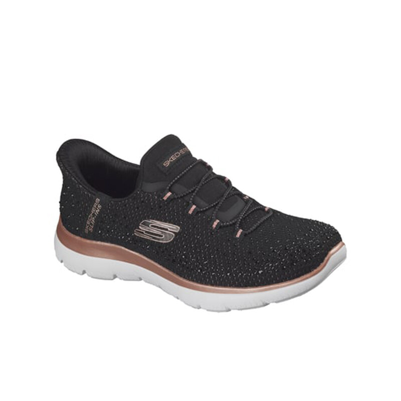 Championes Slip-Ins: Summits - Brilliant Shine Negro