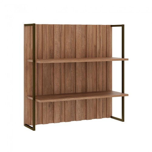 Aereo Americana 80 cm Listones Oro 2 Estantes Gris Aereo Americana 80 cm Listones Oro 2 Estantes Gris