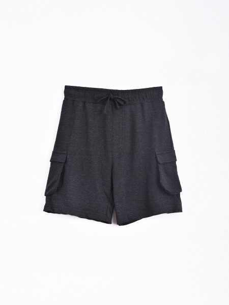 BERMUDA CARGO GRIS OSCURO