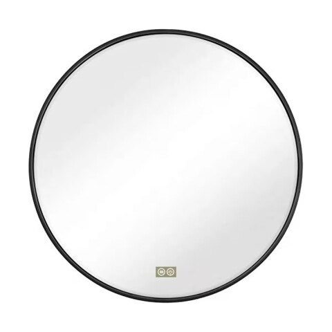 Espejo LED 80cm con Marco Negro Espejo Led 80cm Con Marco Negro