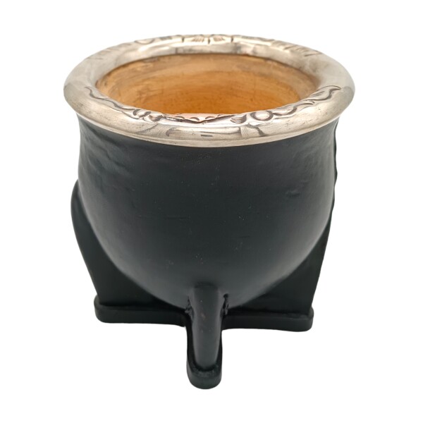 MATE CAMIONERO PLATA Y ORO 24 Negrouniforme