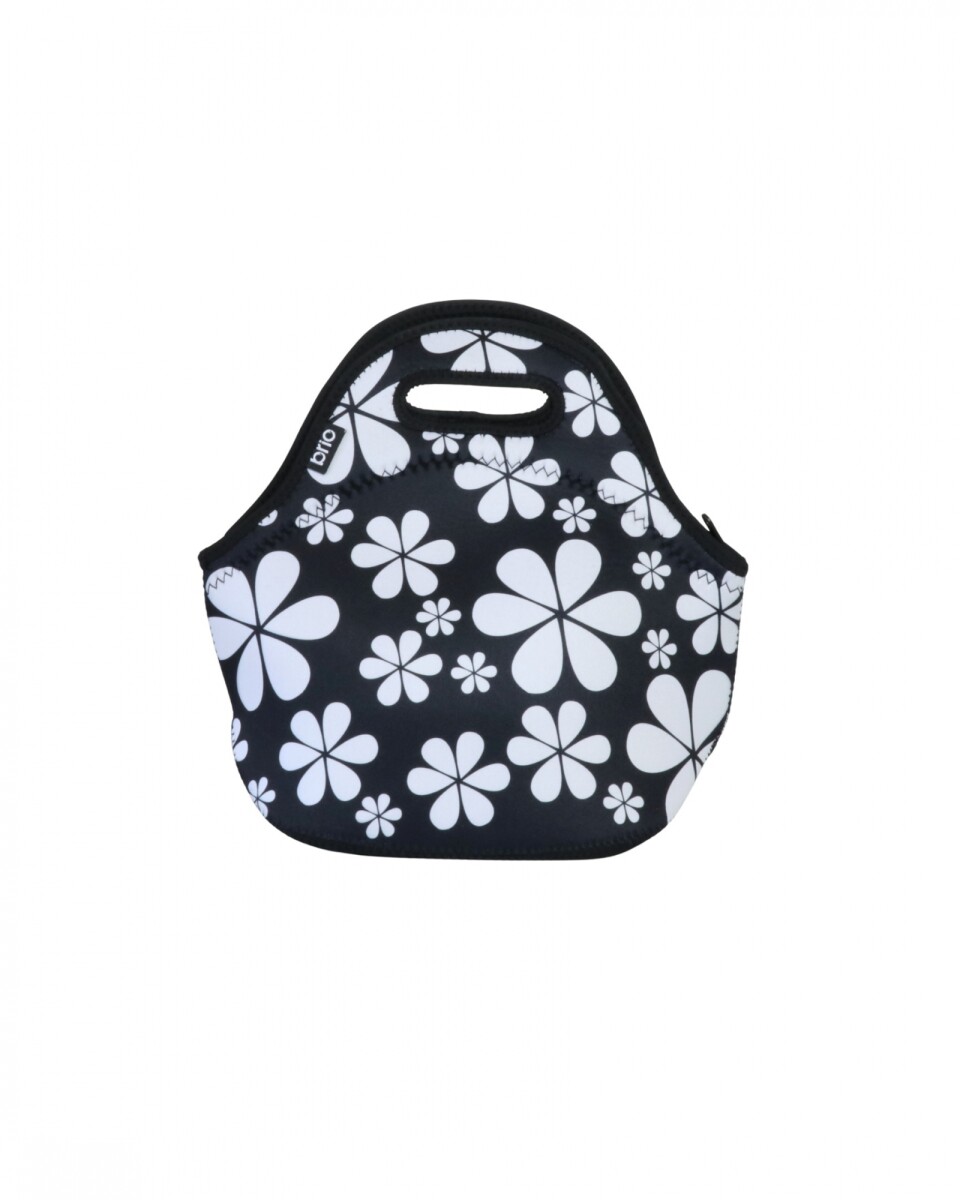 Lunchera Neopreno brio - White flowers 