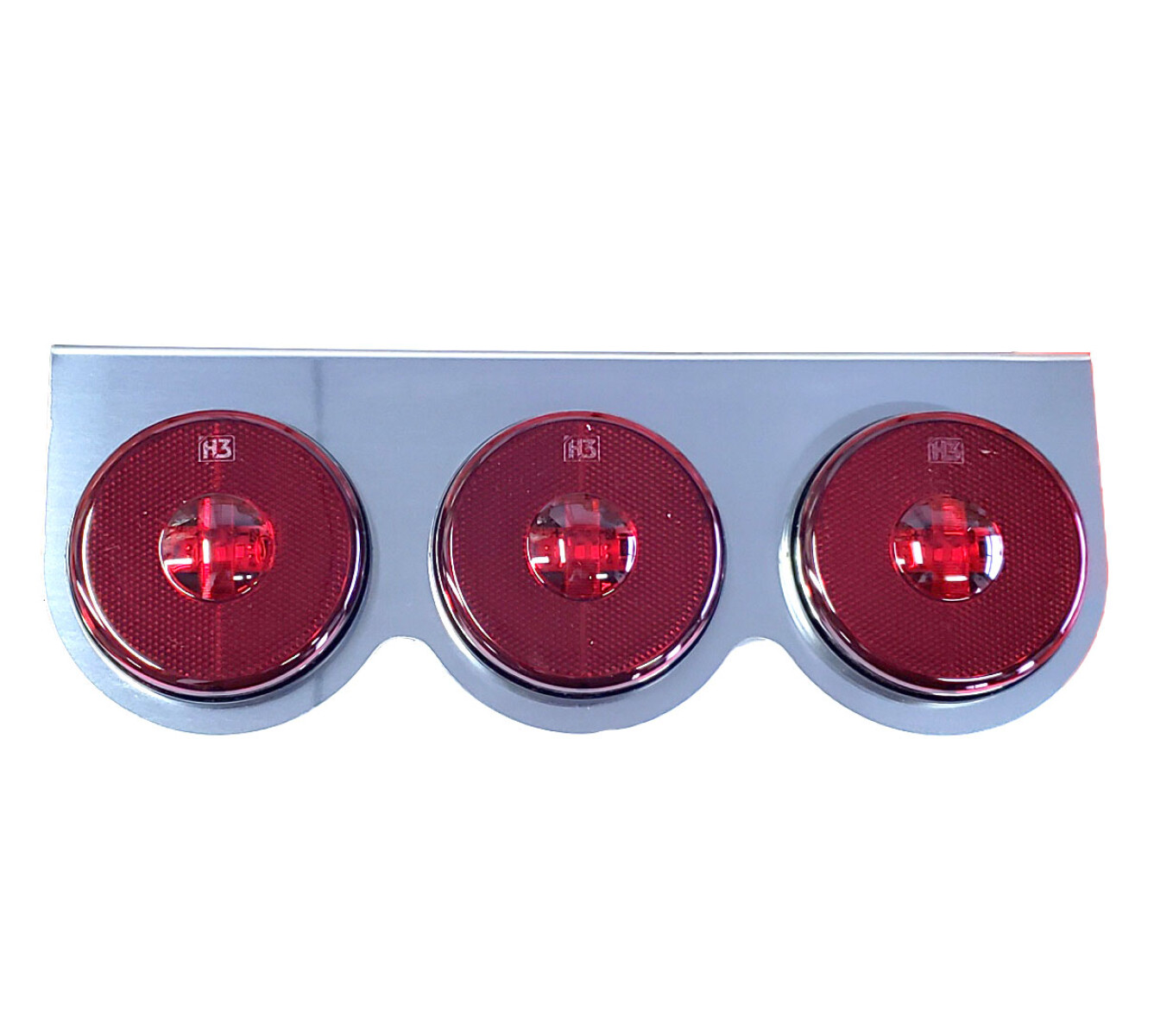 FAROL - CONJUNTO 3 MARIAS ROJO 65MM H3 COMPONENTES 