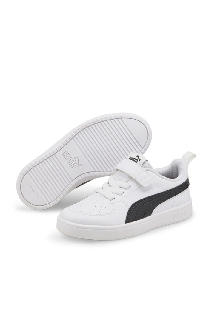 Champion Puma niño Rickie con velcro AC + PS Negro-multicolor