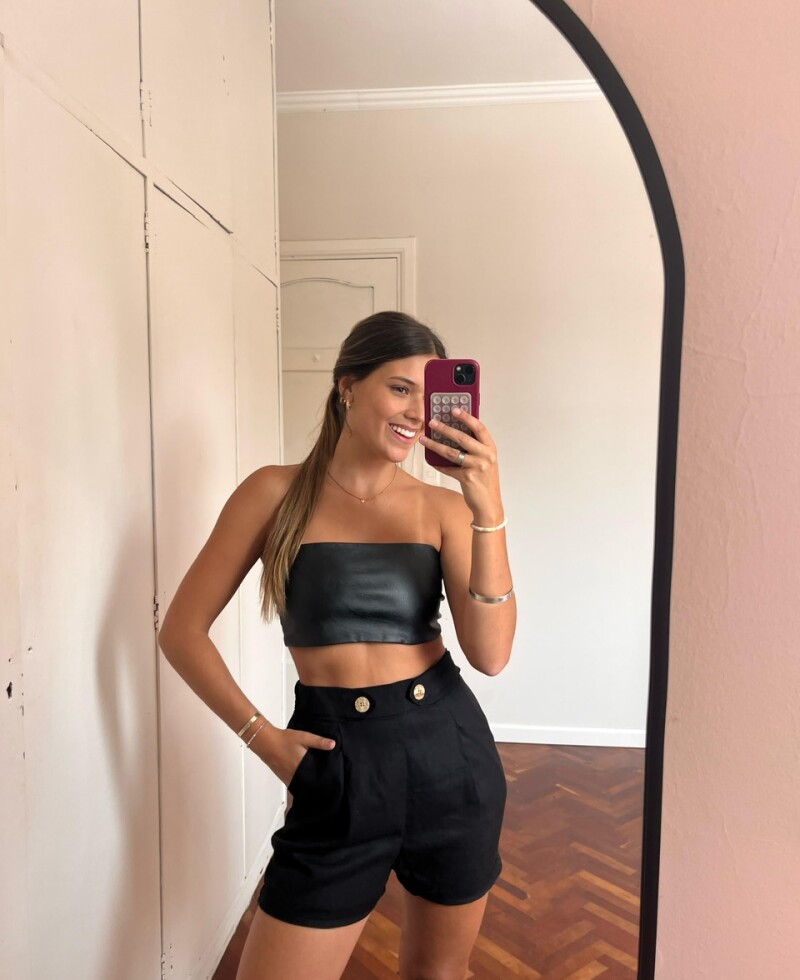 Short lino tiro alto Short lino tiro alto