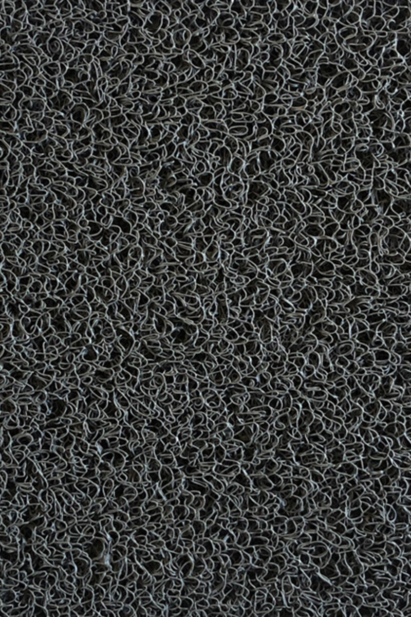 CUSHION MAT MEDIUM BR - FELPUDO CUSHION MAT PVC 'MEDIUM BR' 0201 GRIS GRAFITO CON BASE 