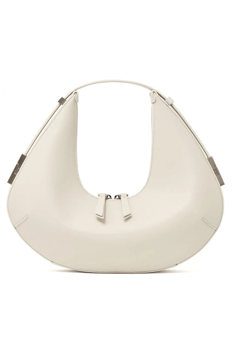 BOLSO DE CUERO Crema
