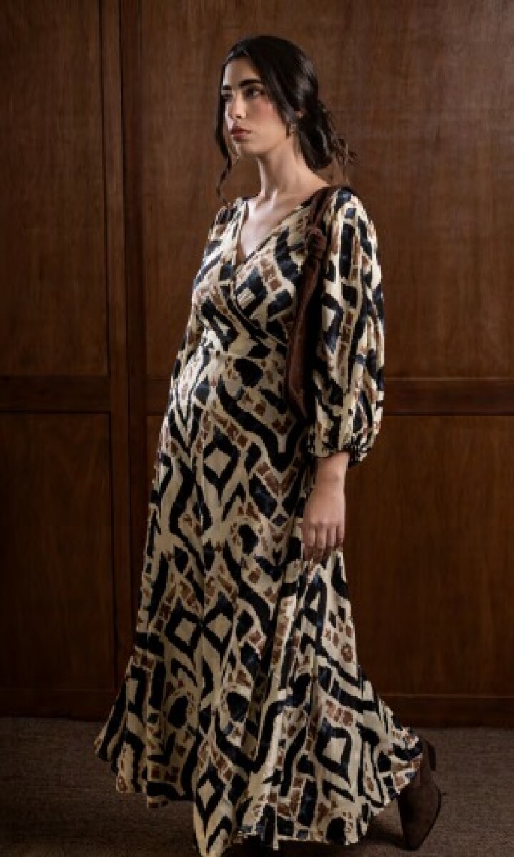 Vestido Estampado. 