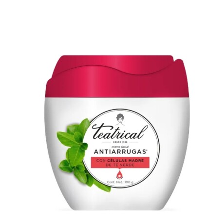 TEATRICAL CREMA FACIAL ANTIARRUGAS CON CELULAS MADRE DE TÉ VERDE 100gr TEATRICAL CREMA FACIAL ANTIARRUGAS CON CELULAS MADRE DE TÉ VERDE 100gr