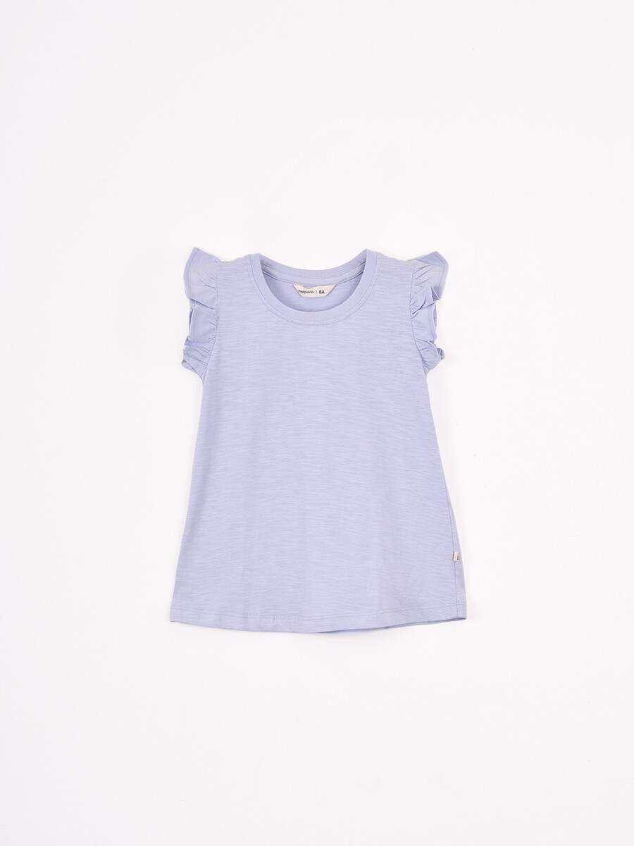 MUSCULOSA SLUB RENATA - CELESTE 