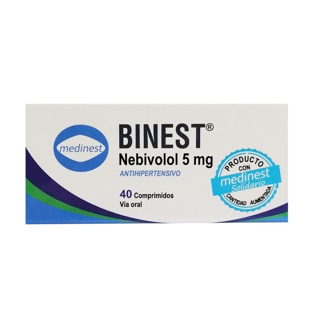 BINEST 5 MG. CJ X 40 COMP. única