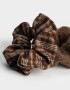 Skunzies Cuadros y Rayas Scrunchie - Combinacion Tricolor