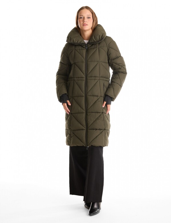 Campera Abrigo Larga OLIVA