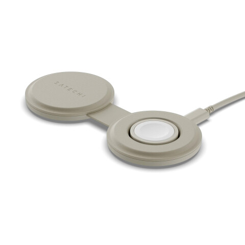 Satechi Cargadior OntheGo 2-en-1 Wireless - Sand Satechi Cargadior OntheGo 2-en-1 Wireless - Sand